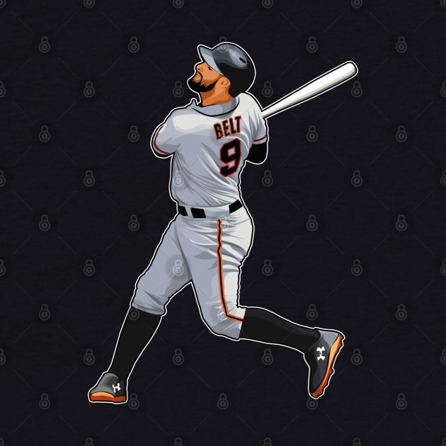 Brandon Belt #9 Homerun by RunAndGow